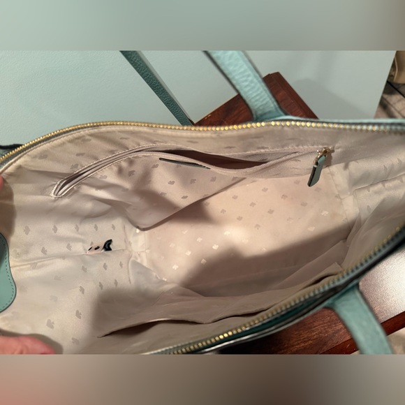 Kate Spade Harlow Soft Teal Leather Tote - Picture 3 of 13